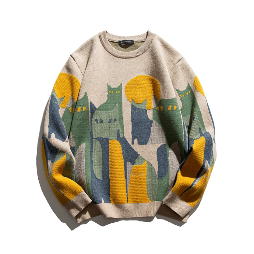 Sasha™ - Moderner Katzen Pullover